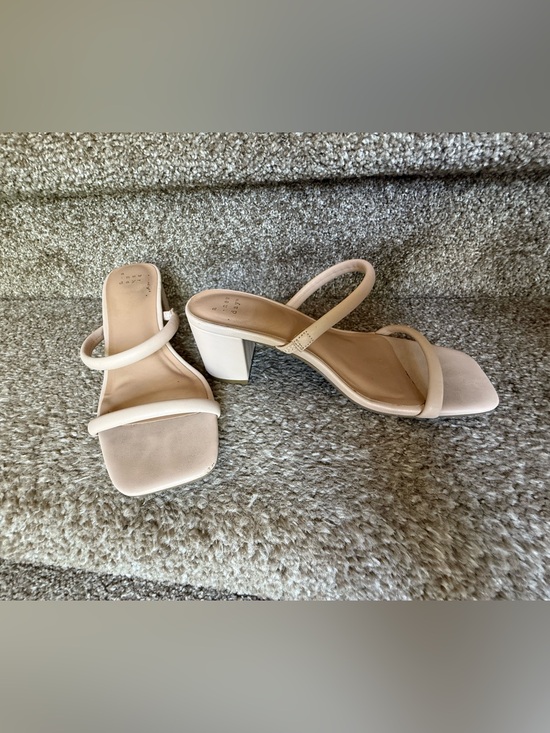 a new day Shoes - A new day Neutral Strappy Block Heel Sandals (6)